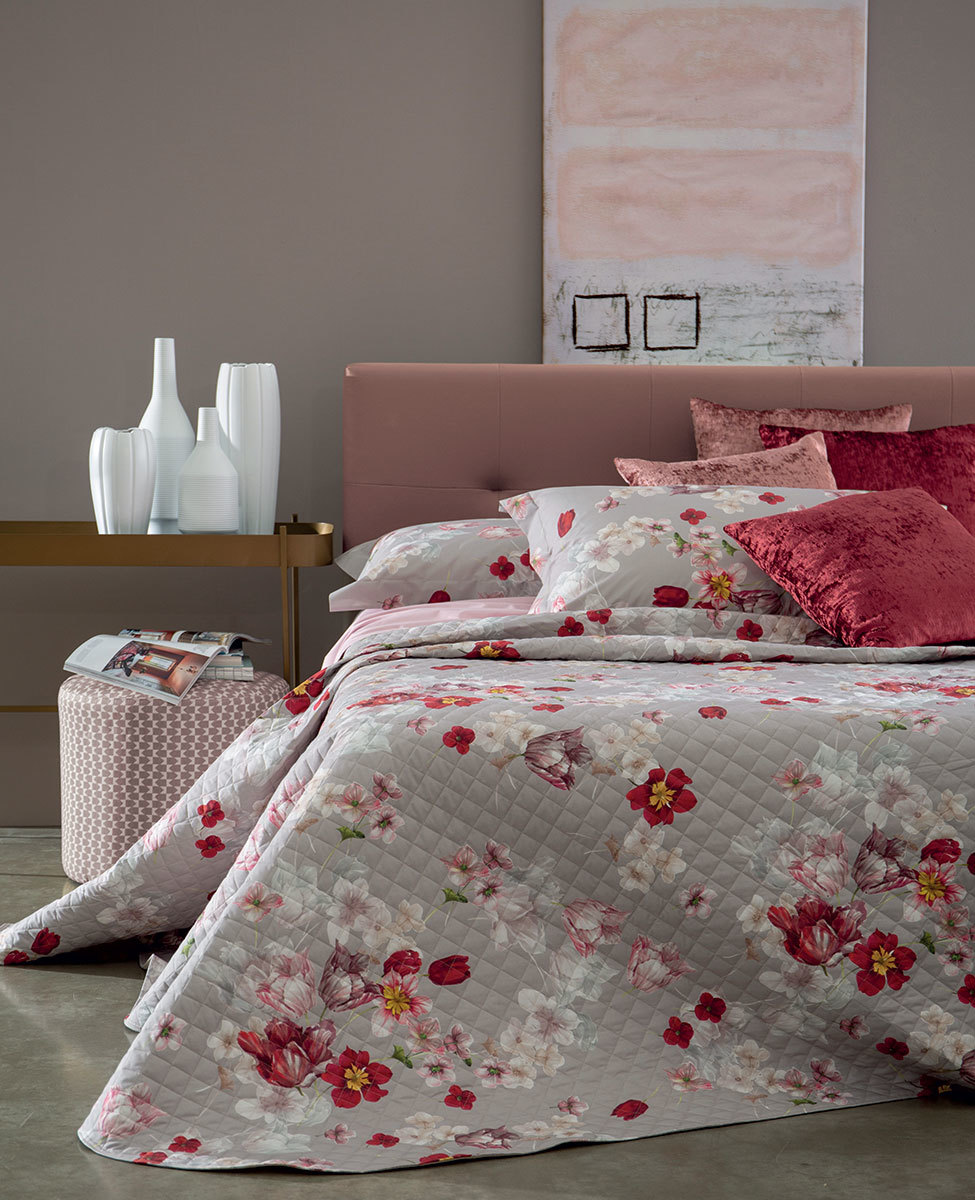 Bedspread Tulipani double bed